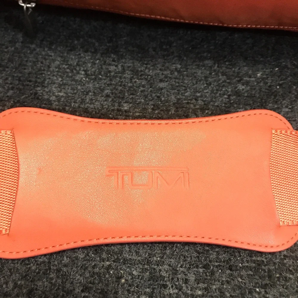 Tumi Model 4892MLN Voyageur Tangerine Nylon Weekender Travel Shoulder Duffel Bag